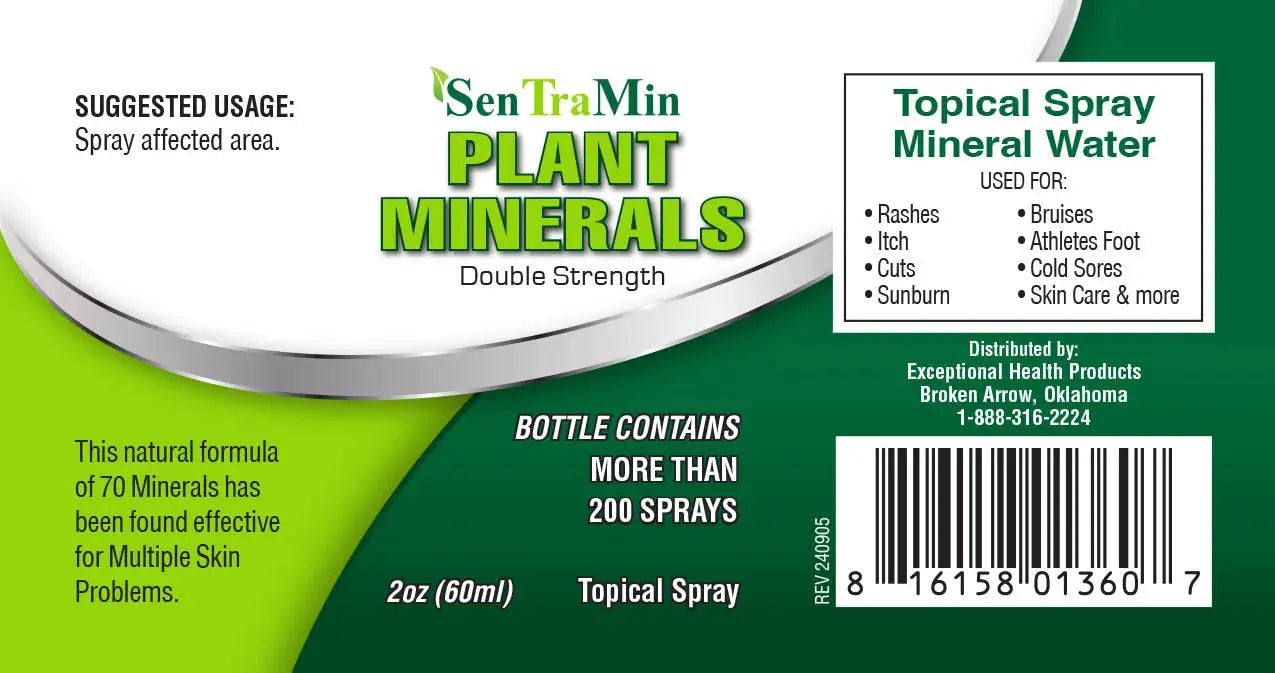 SenTraMin Plant Minerals Spray – 2oz Essence Vital